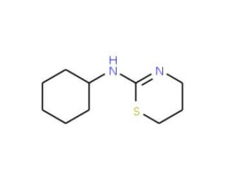 Cyclohexyl-(5,6-dihydro-4H-[1,3]thiazin-2-yl)-amine (CAS 99977-36-3) - chemical structure image