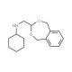 Cyclohexyl-(5,9-dihydro-6,8-dioxa-benzo-cyclohepten-7-ylmethyl)-amine (CAS 332167-80-3) - chemical structure image