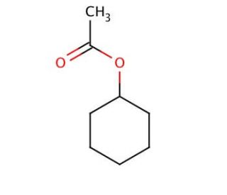 Cyclohexyl acetate (CAS 622-45-7) - chemical structure image