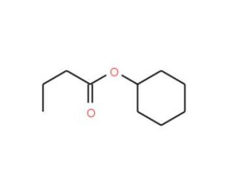Cyclohexyl butyrate (CAS 1551-44-6) - chemical structure image