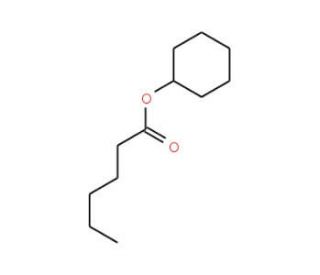 Cyclohexyl hexanoate (CAS 6243-10-3) - chemical structure image