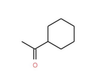 Cyclohexyl methyl ketone (CAS 823-76-7) - chemical structure image