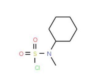 Cyclohexyl(methyl)sulfamoyl chloride - chemical structure image