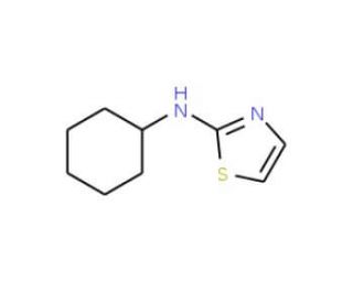Cyclohexyl-thiazol-2-yl-amine (CAS 1438-45-5) - chemical structure image