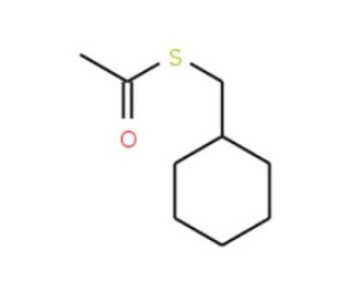 Cyclohexylmethanethiol acetate (CAS 107512-01-6) - chemical structure image