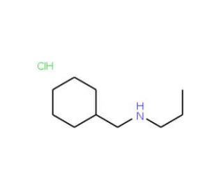 (cyclohexylmethyl)(propyl)amine hydrochloride - chemical structure image
