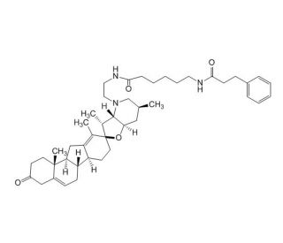 Cyclopamine-KAAD (CAS 306387-90-6) - chemical structure image