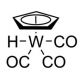 Cyclopentadienyltungsten(II) tricarbonyl hydride (CAS 12128-26-6) - chemical structure image