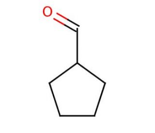 Cyclopentanecarboxaldehyde (CAS 872-53-7) - chemical structure image