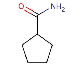 Cyclopentanecarboxamide (CAS 3217-94-5) - chemical structure image