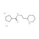 Cyclopentanecarboxylic acid (2-piperidin-2-yl-ethyl)-amide dihydrochloride - chemical structure image