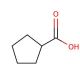 Cyclopentanecarboxylic acid (CAS 3400-45-1) - chemical structure image
