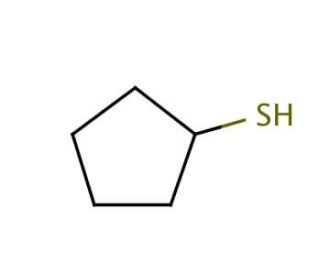 Cyclopentanethiol (CAS 1679-07-8) - chemical structure image