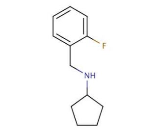 Cyclopentyl-(2-fluoro-benzyl)-amine - chemical structure image