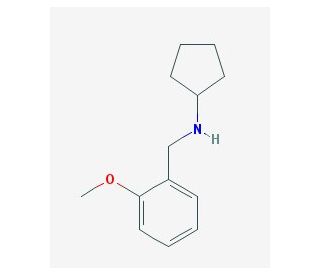 Cyclopentyl-(2-methoxy-benzyl)-amine (CAS 353777-76-1) - chemical structure image