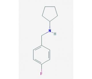 Cyclopentyl-(4-fluoro-benzyl)-amine (CAS 85952-73-4) - chemical structure image