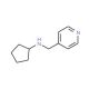 Cyclopentyl-pyridin-4-ylmethyl-amine - chemical structure image