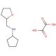 Cyclopentyl-(tetrahydro-furan-2-ylmethyl)-amineoxalate - chemical structure image
