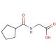 [(Cyclopentylcarbonyl)amino]acetic acid - chemical structure image