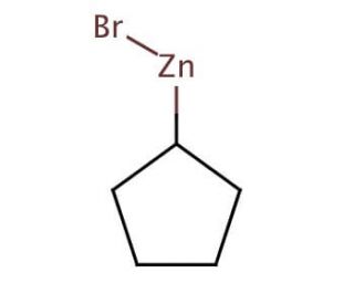 Cyclopentylzinc bromide solution (CAS 171860-68-7) - chemical structure image