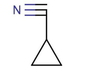 Cyclopropanecarbonitrile (CAS 5500-21-0) - chemical structure image