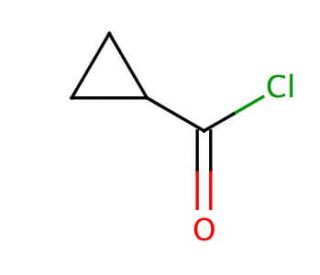 Cyclopropanecarbonyl chloride (CAS 4023-34-1) - chemical structure image