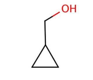 Cyclopropanemethanol (CAS 2516-33-8) - chemical structure image
