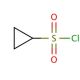 Cyclopropanesulfonyl chloride (CAS 139631-62-2) - chemical structure image