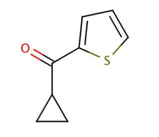 Cyclopropyl 2-thienyl ketone (CAS 6193-47-1) - chemical structure image