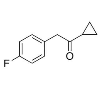 Cyclopropyl 4-Fluorobenzyl Ketone (CAS 1071842-61-9) - chemical structure image