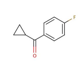 Cyclopropyl 4-fluorophenyl ketone (CAS 772-31-6) - chemical structure image