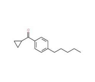 Cyclopropyl(4-pentylphenyl)methanone - chemical structure image