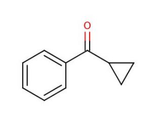 Cyclopropyl phenyl ketone (CAS 3481-02-5) - chemical structure image