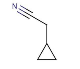 Cyclopropylacetonitrile (CAS 6542-60-5) - chemical structure image