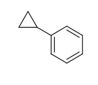 Cyclopropylbenzene (CAS 873-49-4) - chemical structure image
