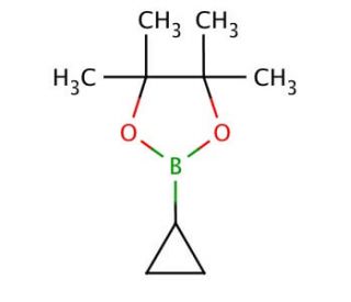 Cyclopropylboronic acid pinacol ester (CAS 126689-01-8) - chemical structure image
