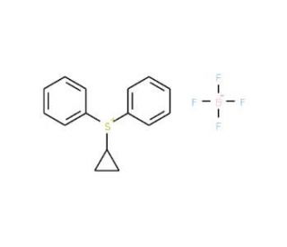 Cyclopropyldiphenylsulfonium Tetrafluoroborate (CAS 33462-81-6) - chemical structure image
