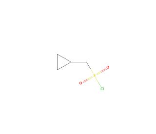 Cyclopropylmethanesulphonyl chloride (CAS 114132-26-2) - chemical structure image