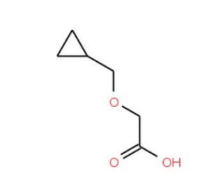 (cyclopropylmethoxy)acetic acid - chemical structure image