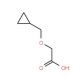 (cyclopropylmethoxy)acetic acid - chemical structure image