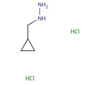 (Cyclopropylmethyl)hydrazine dihydrochloride (CAS 809282-61-9) - chemical structure image