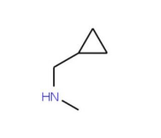 (cyclopropylmethyl)(methyl)amine (CAS 18977-45-2) - chemical structure image