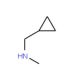 (cyclopropylmethyl)(methyl)amine (CAS 18977-45-2) - chemical structure image