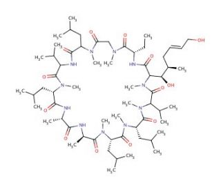 Cyclosporin AM 1 (CAS 89270-28-0) - chemical structure image