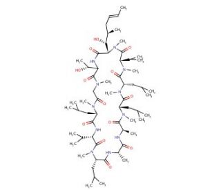 Cyclosporin C (CAS 59787-61-0) - chemical structure image