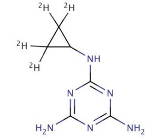 Cyromazine-d4 - chemical structure image