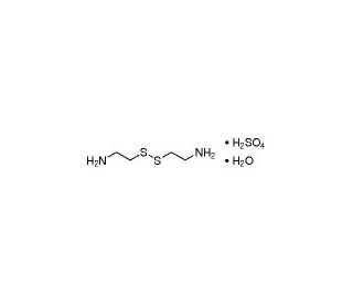 Cystamine sulfate hydrate (CAS 342385-53-9) - chemical structure image