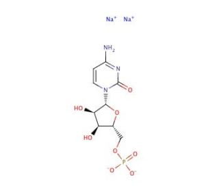 Cytidine 5&prime;-monophosphate disodium salt (CAS 6757-06-8) - chemical structure image