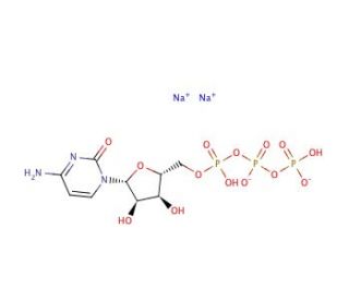 Cytidine 5&prime;-triphosphate disodium salt (CAS 36051-68-0) - chemical structure image