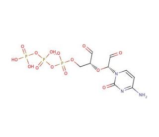 Cytidine 5&prime;-triphosphate, periodate oxidized sodium salt (CAS 75567-73-6) - chemical structure image